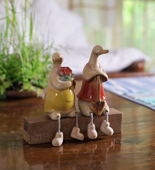 Ceramic Cute Duck Pair