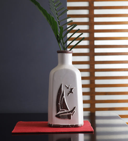 Boat Medium Tall Ceramic Vase